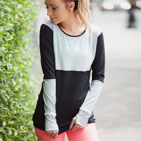 new the metro long sleeve crew featuring a colorblock of black and our signature sweet stripes