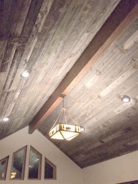 Reclaimed Wood Ceiling Sustainable Lumber Company