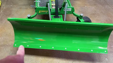 New Snow Plow Kit For A Zero Turn John Deere Lawnmower Youtube