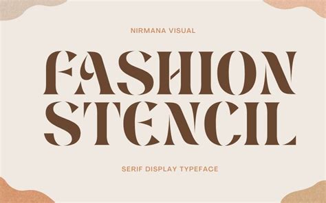 Fashion Stencil Regular Font