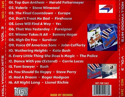We list the top 100 movies ever based on their tomatometer score. Cd Hollywood Hits - Volumes 1 Ao 4 - Frete = R$ 10,00 - R ...