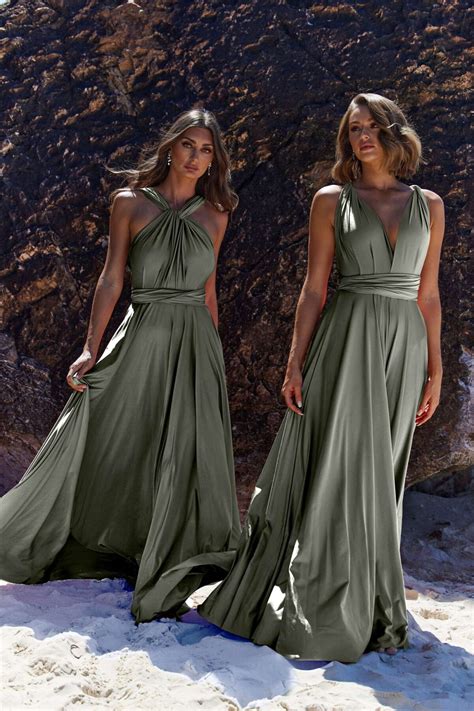 Infinity Wrap Bridesmaid Dress By Tania Olsen Sage Green