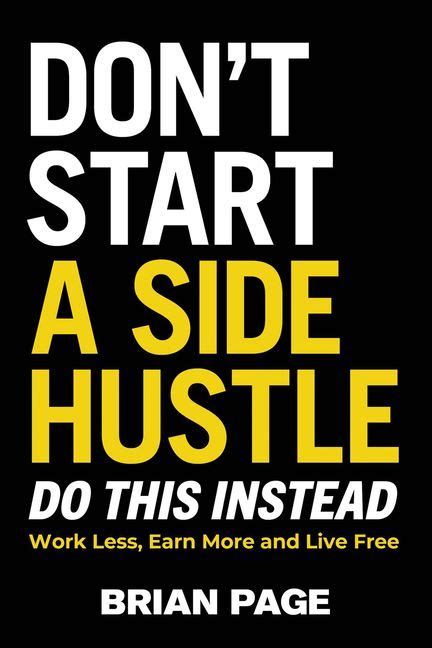 Dont Start A Side Hustle Harpercollins Australia
