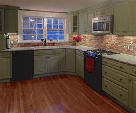 This stunning kitchen utilizes its bare white cinderblock as the. Reclaimed Thin Brick Veneer and Floor Tile | Thin brick ...