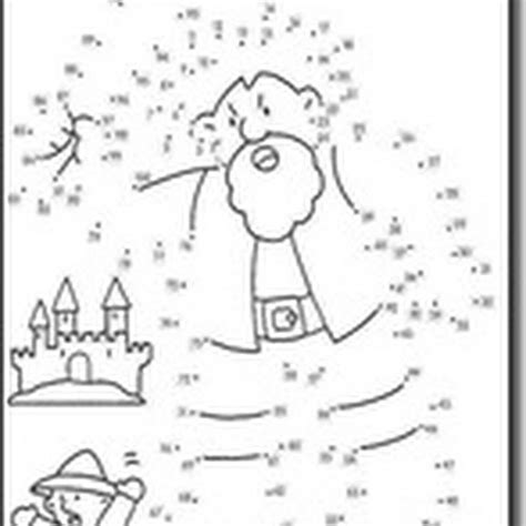 Dibujos para unir siguiendo los números - Colorear dibujos infantiles