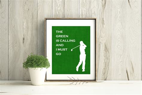 Father S Day Golf Gift Golfing Print Man Cave Decor Etsy