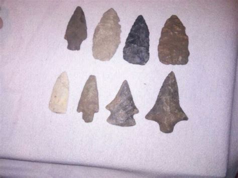 Arrowhead Points I Found In Covington County Alabama Over The Years