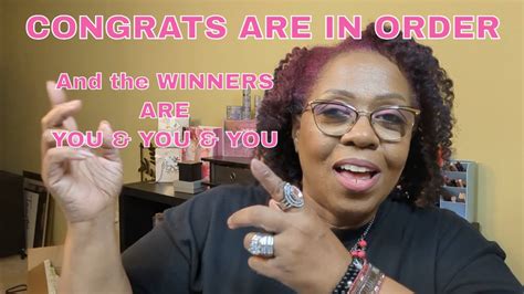 Congratulations The Winners Are You You And You Youtube