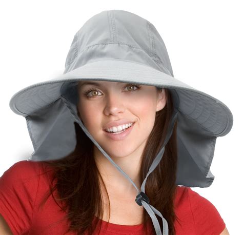 Sun Blocker Large Brim Sun Hat For Women Upf50 Foldable Safari Beach