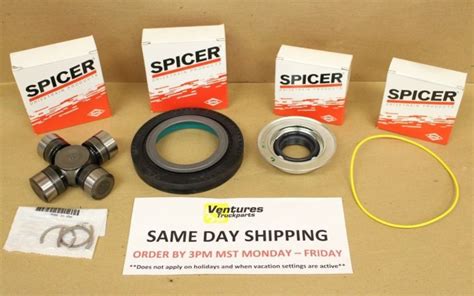 Seal Kit Ford F250 F350 05 16 Super Duty Front Axle Vacuum Dust U Joint