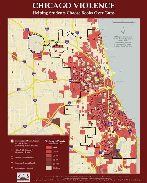 Carte De Chicago La Ville Des États Unis