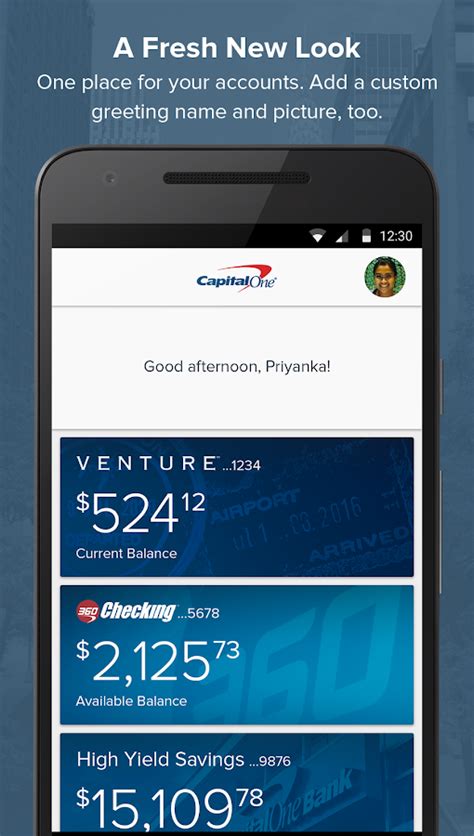 See payment due dates and minimum payment required. Capital One® Mobile - Android Apps on Google Play