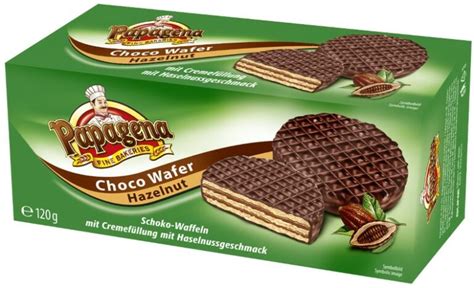 Chocolate Wafers With Hazelnut Flavoured Cream Filling G