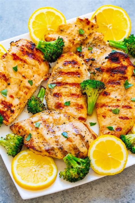 Grilled Lemon Chicken Healthy And Easy Averie Cooks
