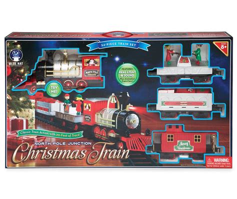 North Pole Junction 34 Piece Christmas Train Set Big Lots Christmas