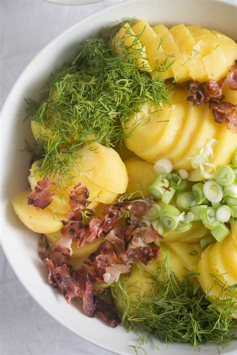 In another bowl, combine the sour cream, mayonnaise, mustard, sugar, cayenne, salt, and pepper. Sour Cream Potato Salad with Bacon (Potato Salad Without Mayo)