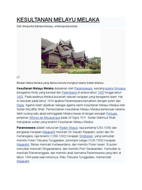 Folio Kesultanan Melayu Melaka Tingkatan 2  rexscana