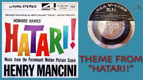 Henry Mancini Theme From Hatari Youtube Music