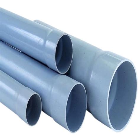 Long Lasting And Durable Round Shape Seamless Pvc Plastic Water Pipes Application Construction