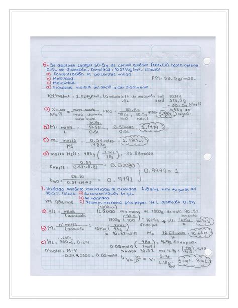 Solution Problemas Concentraci N Y Ppm Ppb Studypool