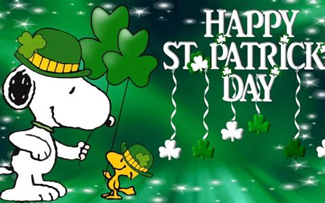 St Patrick S Day Snoopy Wallpapers Wallpaper Cave