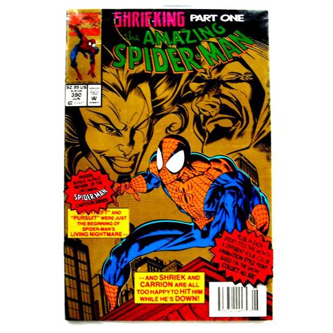 The Amazing Spider Man Shrieking Part One 390 Marvel 1994 Comics