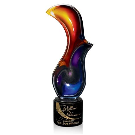 Shop unique custom made canvas prints, framed prints, posters, tapestries, and more. Delphi Color Burst Art Glass Award - AwardMakers