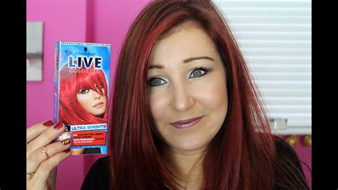 Schwarzkopf Live Colour Xxl Hair Dye In Pillar Box Red Review Youtube
