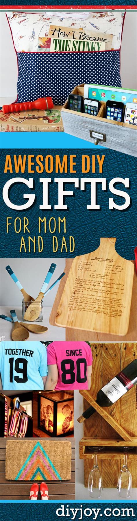 Best xmas gifts for mom and dad. Awesome DIY Gift Ideas Mom and Dad Will Love | Homemade ...