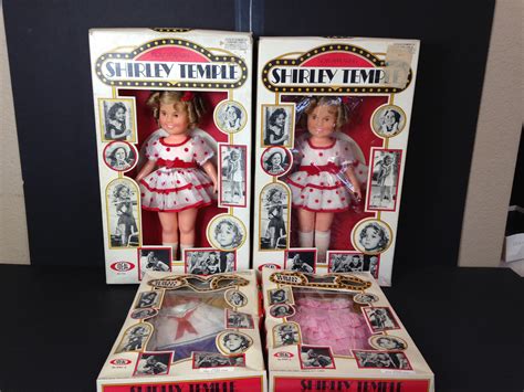 Lot 2 16 Vinyl 1970s Shirley Temple Dolls By Ideal In Stand Up