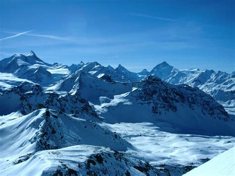 Select a resort to view. Snow Capped Mountains Switzerland | World for Travel