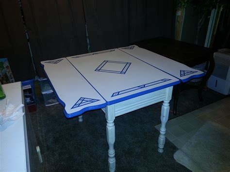 Vintage Porcelain Enamel Table With 4 Chairs Vintage Kitchen Table