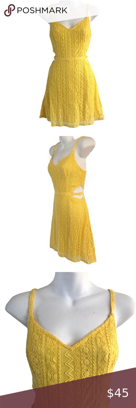 Hollister Yellow Casual Dress Size Small Nwt In 2021 Casual Dress