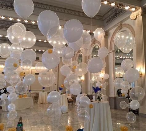 Pin By Skip Gill On Balloon Decor White Party Decorations All White