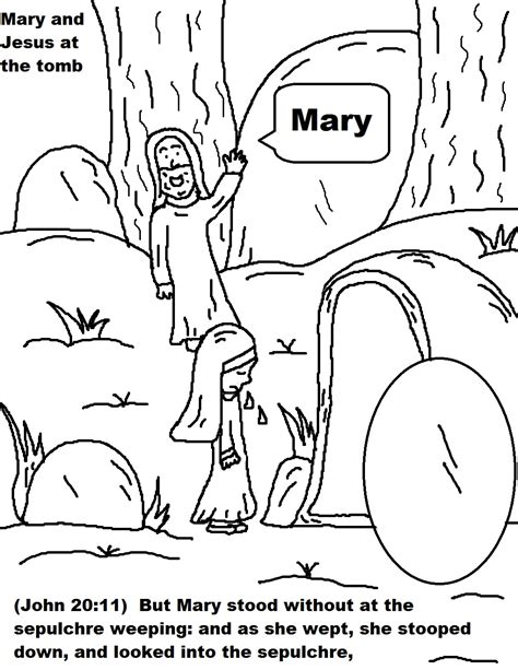 Resurrection Coloring Pages | Holiday Coloring Pages