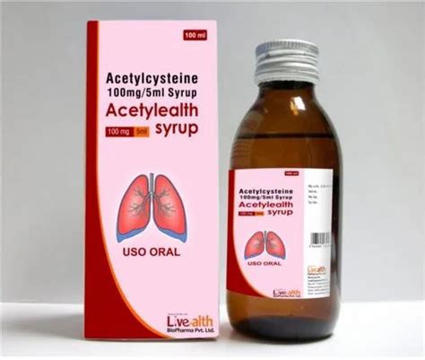 Acetylcysteine 100mg Syrup At Best Price In Navi Mumbai By Livealth