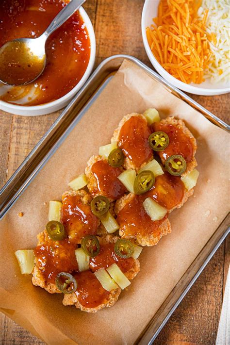 Order the 2 pizza deal with extra cheese online and upgrade to cheese tarik crust to enjoy stuff cheddar bites on the house every tuesday as an extension of the super tuesday offers! Dominos Spicy Jalapeno Pineapple Chicken Copycat made with ...