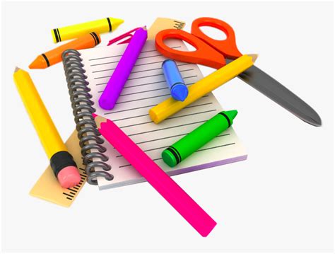 School Stationery Clipart Clip Art Download School School Tools Png