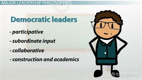 Leadership Philosophies Overview Types And Examples Lesson