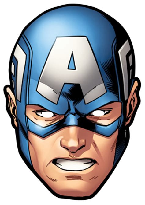 Iron Man De Marvels The Avengers Single Card Party Face Mask