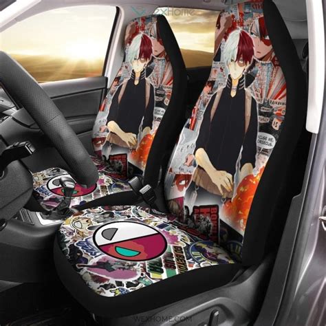 Todoroki Manga Aesthetic Car Seat Covers Anime My Hero Academia