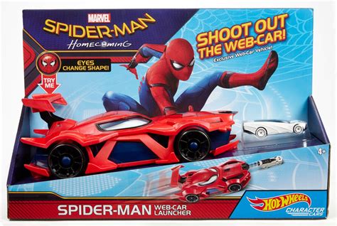 Marvel Hot Wheels Spider Man Web Car Launcher Amazon Exclusive Buy