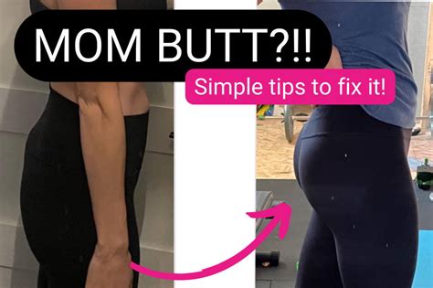 mom butt how to fix a flat butt after pregnancy