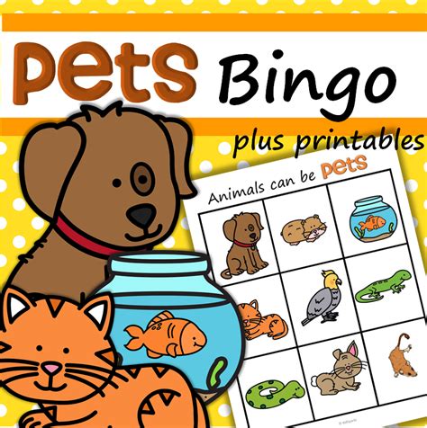 Kindergarten class loves it, wish for more pieces included. Pets Bingo for Preschool and Pre-K | Preschool activities ...