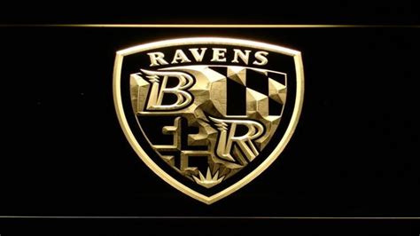Baltimore Ravens Shield Logo Led Neon Sign Youtube