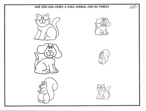 Relaciona de acuerdo a la. Fichas para niños de 3-6 años. Educación infantil