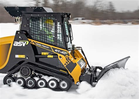 Asv Snow Removal Equipment Tackle Big Snow Plow Jobs More Efficiently