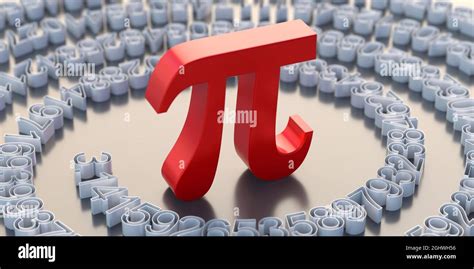 International Pi Day March 14 Math And Science Concept Pi Greek Alphabet Letter Mathematical