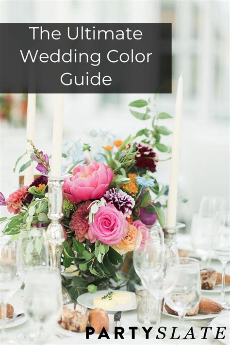 The Ultimate Wedding Color Guide Learn How To Choose A Color Find The