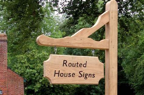 Gallows Style House Sign Signs And Signposts Countryside